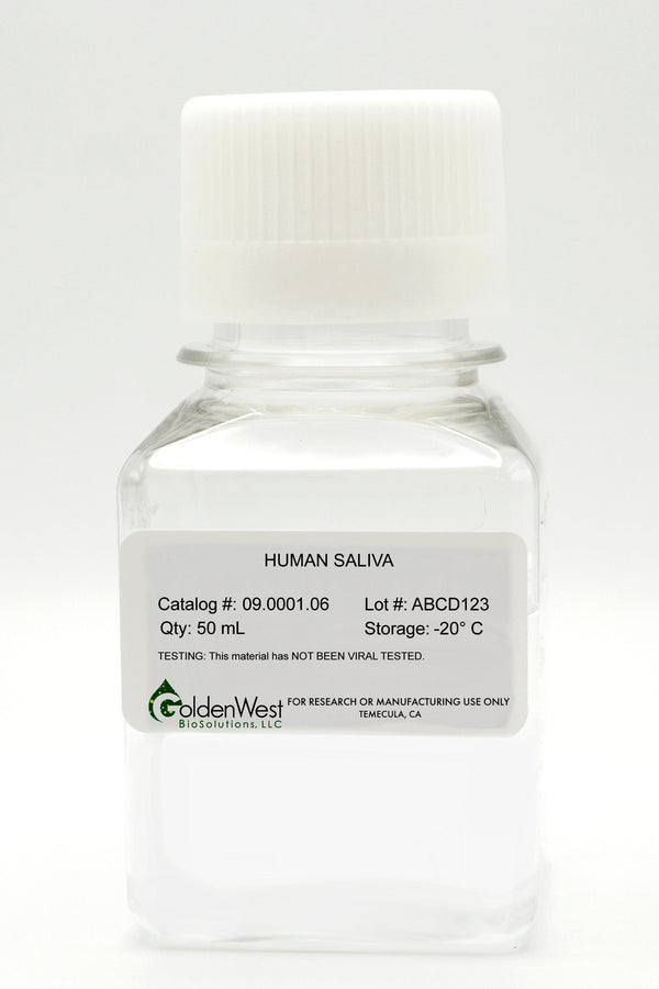 Golden West BioSolutions, LLC Human Donor Products - Non-Blood Human Saliva